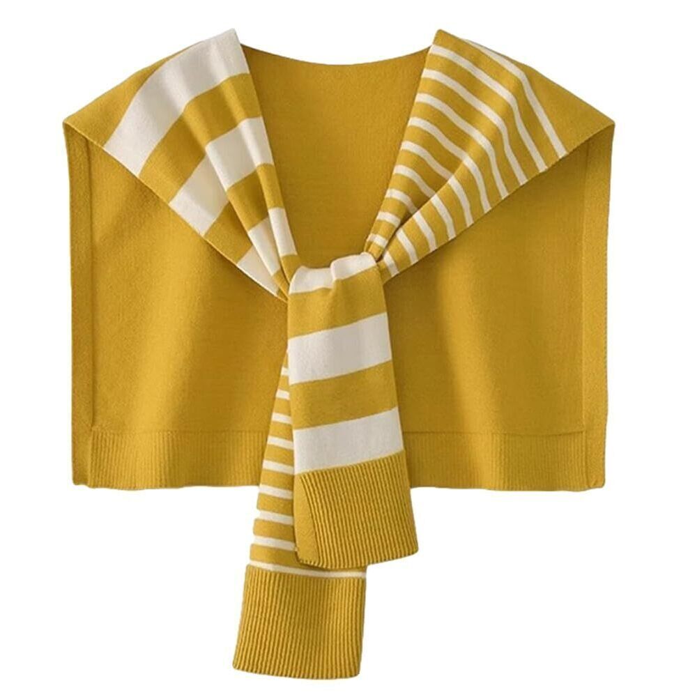 3228 Sweater Shawl Wraps For Women Sweater Shawl Knitted Scarf Casual Cardigan